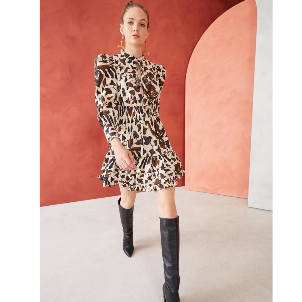 Ulla Johnson Ismaya Dress in Bone - size 4, like new!